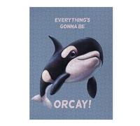 Puzzle Thématique Everythings Gonna Be Orcay pour Adultes, Format 500 PCS | Pour les adultes : Cadeau puzzle: zones de couleur distinctes pour faciliter le tri à la maison.