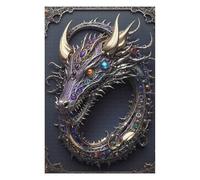 Puzzle Thématique pour Adultes, Motif Cyber Dragon, 1000 PCS
