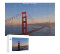 Puzzle Thématique pour Adultes, Motif Golden Gate Bridge Reflections-4, 1000 PCS