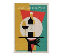 Puzzle Thématique Time for Wine pour Adultes, Format 300 PCS | Une activité puzzle flexible - un montage clair zone par zone pendant le temps libre.