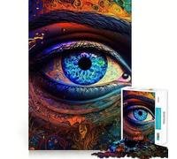 Puzzle Third Eye Journey pour Adolescents, 1000 pièces, Jouet Pure Logic, décoration Murale Calme et épurée 38x26cm