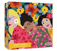 Puzzle Three Women | 500 pièces | Puzzle pour Femmes vibrantes | Puzzle Durable pour Adultes | Planche 100% recyclée de qualité supérieure | Excellent Cadeau pour Adultes | Jeux Gibsons