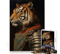 Puzzle Tiger Knight 1000 pièces pour Adolescents, Jouet Mental Anti-anxiété, découpe Premium, Cadeau élégant 50x75cm
