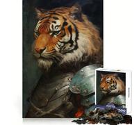 Puzzle Tiger Knight 1000 pièces pour Adultes, Jeu d'exercice Mental, Divertissement décontracté, découpe de précision, Cadeau Artistique 38x26cm
