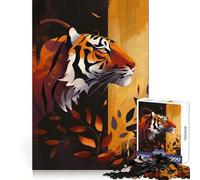 Puzzle Tiger Vibes pour Adultes, 1000 pièces, Casse-tête, Passe-Temps à la Maison, Assemblage d'images, Cadeau mémorable 38x26cm