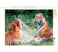 Puzzle · Tigre | 1000 pièces · Format assemblé 64 × 48 cm · CALVENDO Puzzle