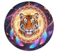 Puzzle Tigre 1000 Pièces pour Adultes Et Enfants, Jeu ÉduChatif, Casse-tête Attrape-Rêves, Home Decor, Cadeau Enfant 1000pcs (67.5x67.5cm)