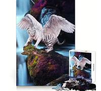 Puzzle Tigre Ailé 1000 Pièces pour Adultes Stimule l'esprit, Apaise et Divertissement Bords Uniformes (38x52cm)