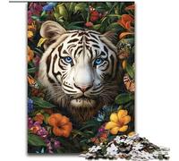 Puzzle Tigre Blanc 1000 pièces pour Adultes et Adolescents, Relax Games, idéal comme Cadeau pour Toute la Famille (26x38cm)