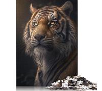 Puzzle Tigre de Léonard de Vinci 1000 pièces pour Adultes, Jouet éducatif, décoration familiale, 1000 pièces (75 x 50 cm)