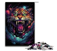 Puzzle Tigre Féroce 1000 pièces pour Adultes idéal pour Les Adolescents de 14 Ans et Plus 75 x 50 cm