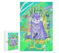 Puzzle tigre lunaire de 1000 pièces, coffret cadeau festival, symbolise la force et la chance dans la tradition chinoise