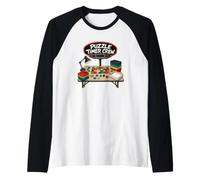 Puzzle Timer Crew Chronométré Équipe Vitesse Manche Raglan