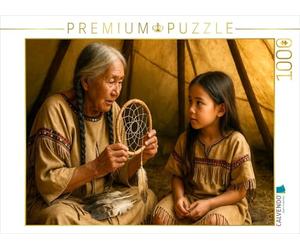 Puzzle · Tisserand de la mémoire - Spiritualité des Indiens d'Amérique | 1000 pièces · Format assemblé 64 × 48 cm · CALVENDO Puzzle