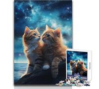 Puzzle Titanic Cat 1000 pièces - Jeu d'éveil ludique - Cadeau Unique pour Les fêtes - Dimensions 38x26cm