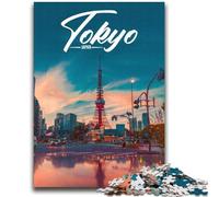 Puzzle Tokyo 1000 pièces pour Adultes et Adolescents, à partir de 14 Ans, décoration Murale, Cadeau d'anniversaire de Noël, 2000 pièces (70x100cm)