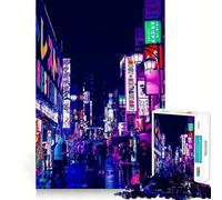 Puzzle Tokyo Japon pour Adultes 1000 pièces Améliore la mémoire Loisirs Bordure précise Cadeau de fête 38x52cm