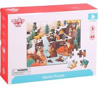 Puzzle Tooky Toy 48 pièces - à partir de 3 ans Jeu de motricité Puzzle pour enfants, Design:Monde hivernal