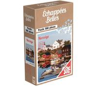 Puzzle - TOPI GAMES - Echappées Belles Norvège - 500 pièces - Dès 7 ans