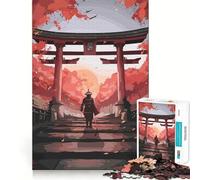 Puzzle Torii Gate de 1000 pièces Jeu cognitif Amusant Structure à emboîtement précise Activité de Partage et de complicité pour Les Proches (50x75cm)
