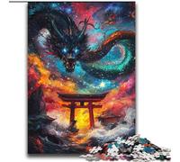 Puzzle Torii Gate Dragon 2000 pièces, pour Les 14 Ans et Plus, décoration Murale, Cadeaux Uniques pour Anniversaire et Noël 70x100cm