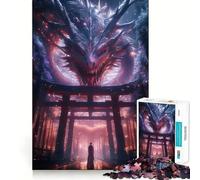 Puzzle Torii Gate Epic Dragon 1000 pièces pour Adolescents, idéal pour développer la réflexion et Passer Un agréable Moment Finitions impeccables Cadeau attentionné 38x52cm