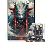Puzzle Torii Guardian 1000 pièces pour Adolescents, Jouet d'exercice Mental Relaxant et Amusant à Assembler, Cadeau Parfait 38x52cm