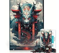 Puzzle Torii Guardian pour Adolescents, 1000 pièces, renforce la mémoire, Anti-Stress, Bords Lisses, Cadeau de Noël 50x75cm