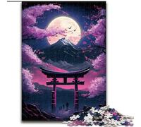 Puzzle Torii Japonais 1000 pièces pour Adultes, activité familiale Amusante à la Maison, Cadeau d'anniversaire, Cadeau de Voyage (50x75cm)