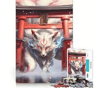 Puzzle Torii Porte du Renard à Neuf Queues pour Adolescents, 1000 Pièces, Jeu Intellectuel, Loisirs d'Intérieur, Qualité, Découpe, Cadeau Créatif (38x26cm)