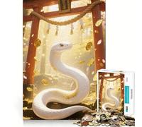 Puzzle Torii Porte Serpent pour Adultes 1000 Pièces Stimule la Mémoire Jeu de Collection Image Assembler (38x26cm)