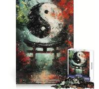 Puzzle Torii Porte Yin et Yang 1000 pièces pour Adultes Stimule la mémoire, détend l'esprit, Bords précis, liste de souhaits du Père Noël 38x52cm