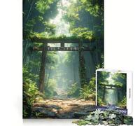 Puzzle Torri Gate Forest Gateway 1000 pièces pour Adolescents, Jeu de réflexion Amusant et décontracté, Design élégant, Cadeau 50x75cm
