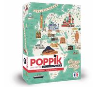 Puzzle Tour du monde 500 pcs Poppik