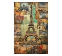 Puzzle Tour Eiffel 1000 pièces pour Adultes, Jeu éducatif, Jouet de défi pour enfants-38x52cm