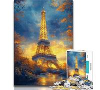 Puzzle Tour Eiffel à Paris 1000 pièces pour Adolescents, pour Toute la Famille (38x26cm)