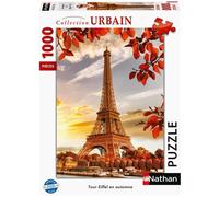 1000p puzzle La tour Eiffel en automne Beige G
