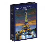Bluebird Puzzle 1000 pièces – Tour Eiffel au coucher du soleil, Paris, France