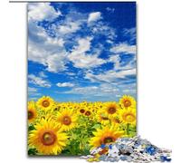Puzzle Tournesol 1000 pièces pour Adolescents, Un défi Difficile à réaliser, à Offrir à Toute la Famille (50x75cm)