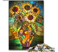 Puzzle Tournesol 1000 pièces pour Adolescents, Un défi Difficile à relever, à Offrir à Toute la Famille (26x38cm)