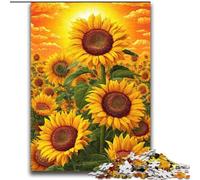 Puzzle Tournesol 2000 pièces pour Adultes et Adolescents, Interaction Parent-Enfant intéressante pour réduire Le Stress (70x100cm)