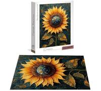 Puzzle Tournesol 3000 Pièces Adultes, Puzzle 3000 Pièces pour Adultes à Partir de 14 Ans, Fleur Puzzles Bois de Qualité Supérieure avec Une Boîte d'emballage Exquise, Cadeau Femme/Homme B-7800