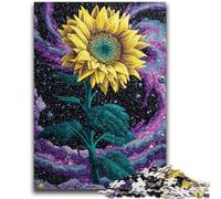 Puzzle Tournesol Fantastique 1000 pièces pour Adultes et Adolescents, Jeu de réflexion, décoration Murale, Cadeaux d'anniversaire et de Noël Uniques (50x75cm)