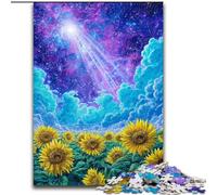 Puzzle Tournesol Fantastique pour Adolescents 1000 Pièces, Jeux Amusants en Famille, Activités Amusantes à la Maison, Cadeau d'anniversaire, Cadeaux de Voyage 50x75cm