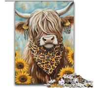 Puzzle Tournesol Yak pour Adolescents 2000 pièces, Relax Games, idéal comme Cadeau pour Toute la Famille (70x100cm)