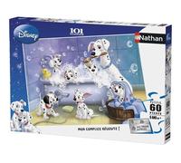 Puzzle tous au bain 101 dalmatiens 60 pc