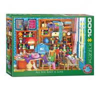 Eurographics All you Knit is Love - 1000 Teile