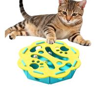 Puzzle Toys Chats - Planche à gratter, 1 Brise-Ennui pour l'entraînement Mental, Tapis en Carton ondulé avec Piste de Balle, Gadget félin, Taille-Griffes pour bondir, et chasser