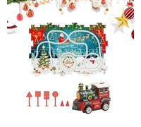 Puzzle Track Car Set - Flexible Racing Toy, DIY Assembling Road Kit with Light Up Vehicles and Creative Path Design | Educational Playset for Kids, Boys, Girls, Indoor Game, Motor Skills Development,