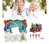 Puzzle Track Car Set - Flexible Racing Toy, DIY Assembling Road Kit with Light Up Vehicles and Creative Path Design | Educational Playset for Kids, Boys, Girls, Indoor Game, Motor Skills Development,